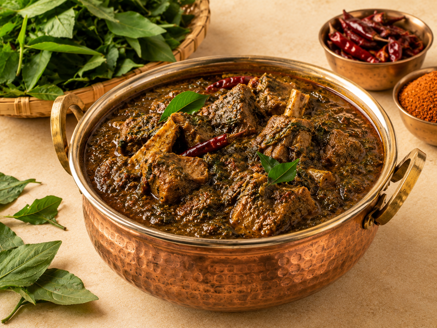 Andhra-style chicken curry