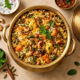 Biryani and pulav dishes for catering